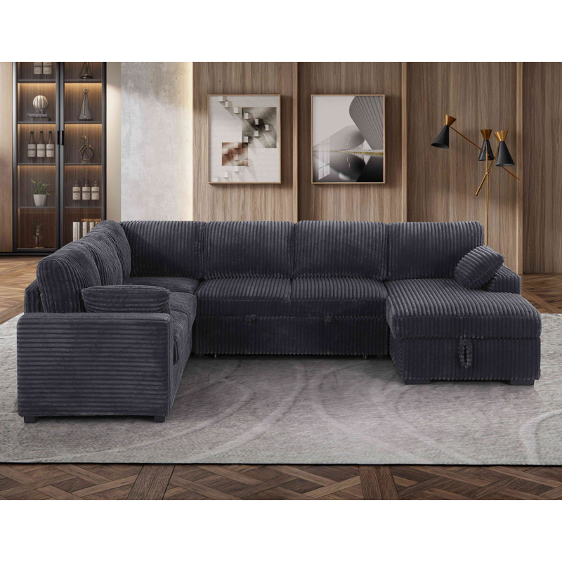 Wayfair sectional with storage discount